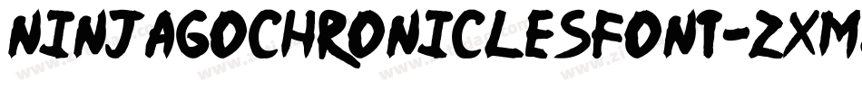 Ninjagochroniclesfont-ZXm8字体转换