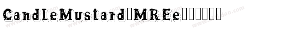 CandleMustard-MREe字体转换