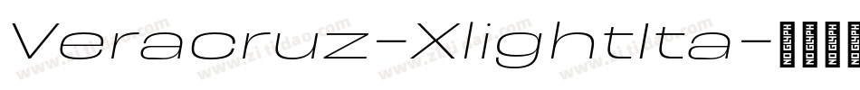 Veracruz-XlightIta字体转换