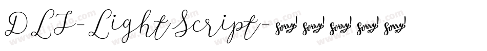 DLI-LightScript字体转换
