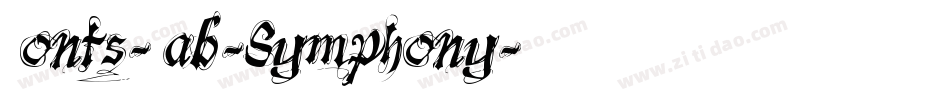 Fonts-Lab-Symphony字体转换