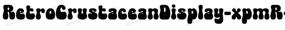 RetroCrustaceanDisplay-xpmR字体转换