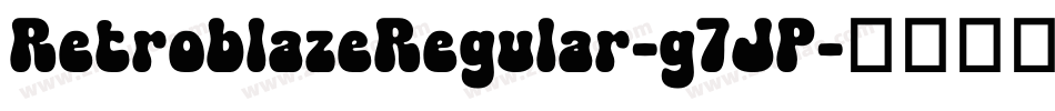 RetroblazeRegular-g7JP字体转换