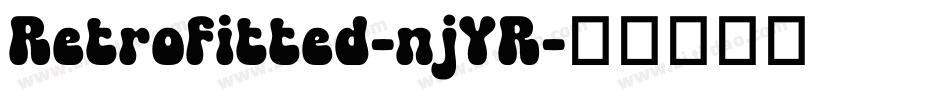 Retrofitted-njYR字体转换