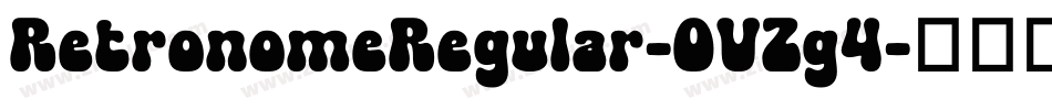 RetronomeRegular-OVZg4字体转换