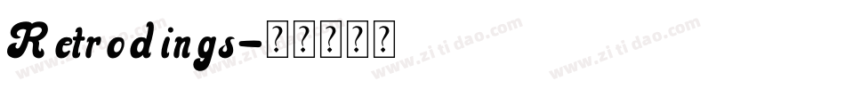 Retrodings字体转换