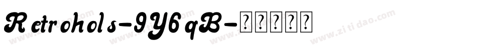 Retrohols-9Y6qB字体转换