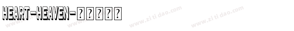 Heart-Heaven字体转换