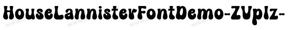 HouseLannisterFontDemo-ZVplz字体转换
