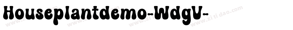 Houseplantdemo-WdgV字体转换