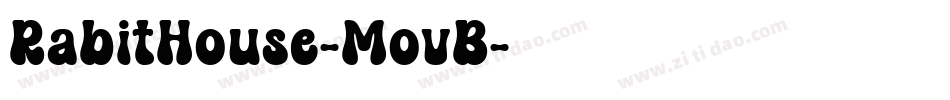 RabitHouse-MovB字体转换