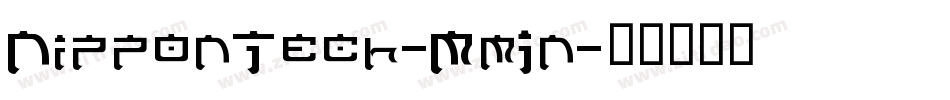 NipponTech-MmJn字体转换