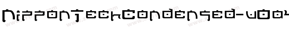NipponTechCondensed-vOa4字体转换