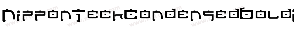NipponTechCondensedBoldItalic-7vwB字体转换