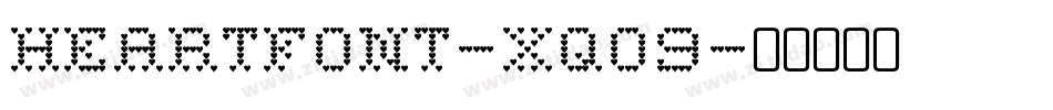 Heartfont-XqO9字体转换