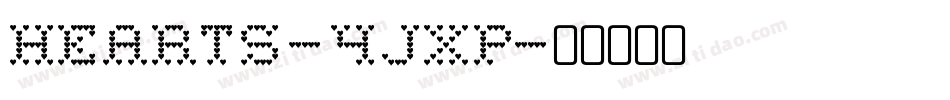Hearts-4jxp字体转换
