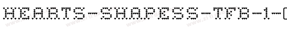 hearts-shapess-tfb-1字体转换