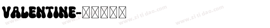 VALENTINE字体转换