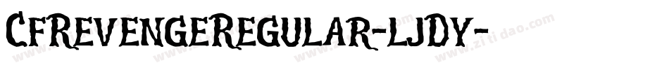 CfRevengeRegular-ljDy字体转换