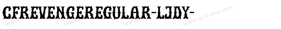CfRevengeRegular-ljDy字体转换
