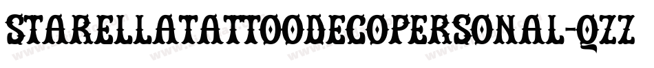 StarellaTattooDecoPersonal-qZZ4x字体转换