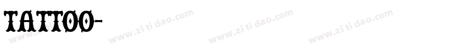Tattoo字体转换