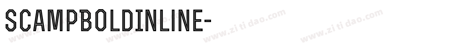 ScampBoldInline字体转换