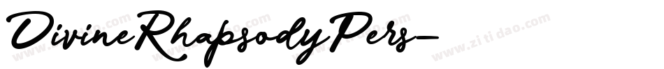 DivineRhapsodyPers字体转换