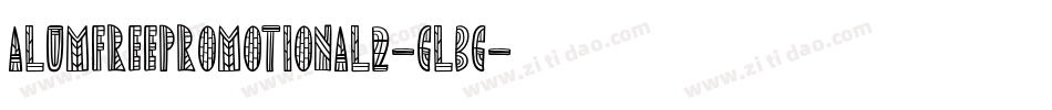 AlumFreePromotional2-Gl3G字体转换