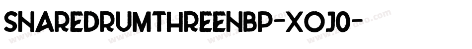 SnaredrumThreeNbp-xOj0字体转换