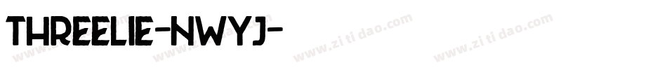 Threelie-nwyJ字体转换