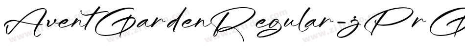 AventGardenRegular-jPrG字体转换