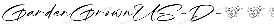 GardenGrownUS-D字体转换