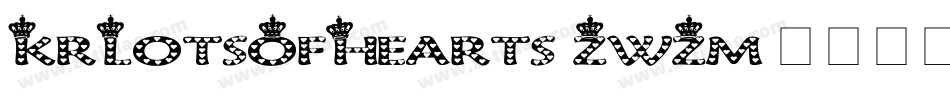 KrLotsOfHearts-ZwZm字体转换