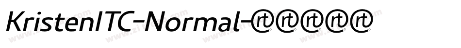 KristenITC-Normal字体转换 KristenITC-Normal字体转换