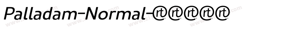 Palladam-Normal字体转换
