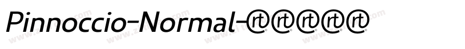 Pinnoccio-Normal字体转换 Pinnoccio-Normal字体转换
