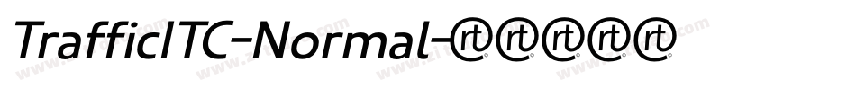 TrafficITC-Normal字体转换