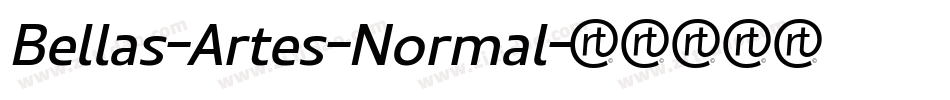 Bellas-Artes-Normal字体转换