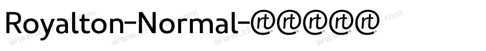 Royalton-Normal字体转换