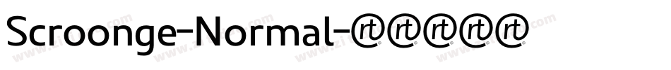 Scroonge-Normal字体转换