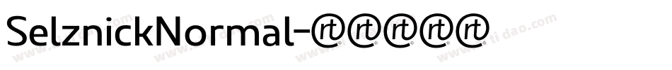 SelznickNormal字体转换
