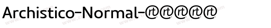 Archistico-Normal字体转换