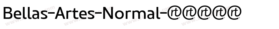 Bellas-Artes-Normal字体转换