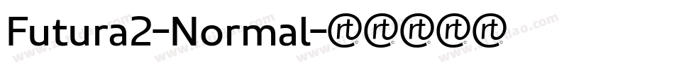 Futura2-Normal字体转换