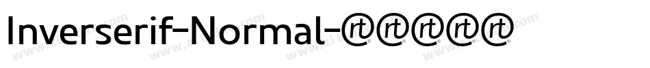 Inverserif-Normal字体转换