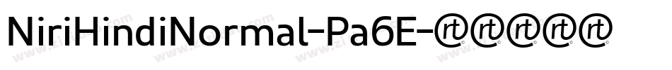 NiriHindiNormal-Pa6E字体转换