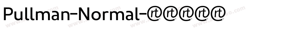 Pullman-Normal字体转换