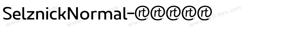 SelznickNormal字体转换