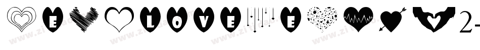 SexyLoveHearts2-VdRl字体转换